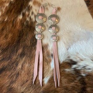 Handmade lightweight concho earrings